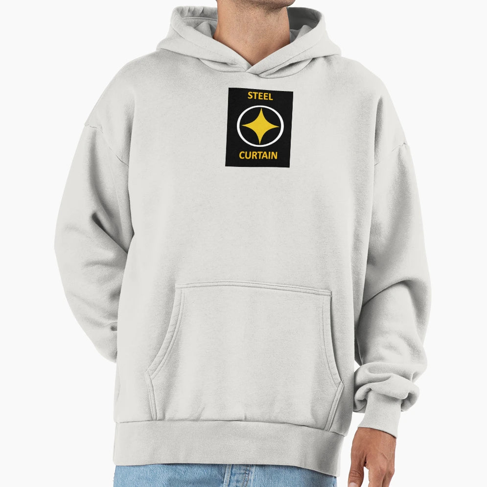 Steel Curtain Hoodie - Casual Everyday Wear for Adults - T-Shirt, Sweatshirt, Hoodie