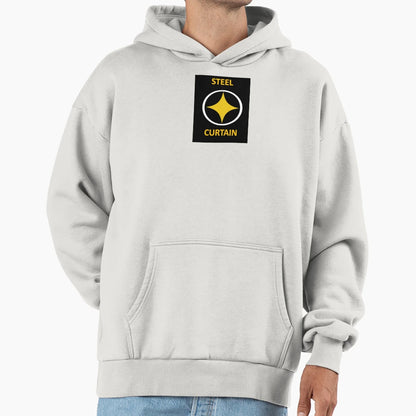Steel Curtain Hoodie - Casual Everyday Wear for Adults - T-Shirt, Sweatshirt, Hoodie