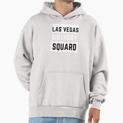 Las Vegas Birthday Squared Hoodie - Graphic Print for Adults - T-Shirt, Sweatshirt, Hoodie