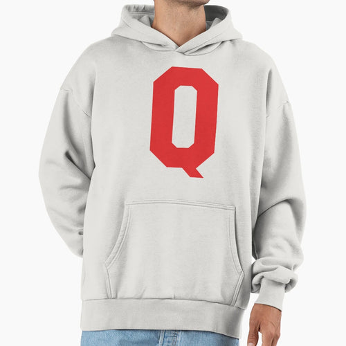 Alphabet Red Q Sports Letter Q Hoodie - Custom Art Print Men Women - T-Shirt, Sweatshirt, Hoodie
