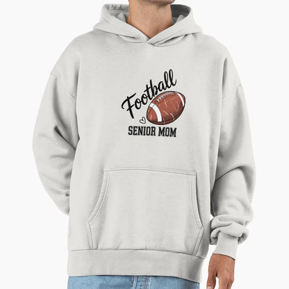 Senior Football Mom 2026 Class 2026 Hoodie - Minimalist Print for Adults - T-Shirt, Sweatshirt, Hoodie