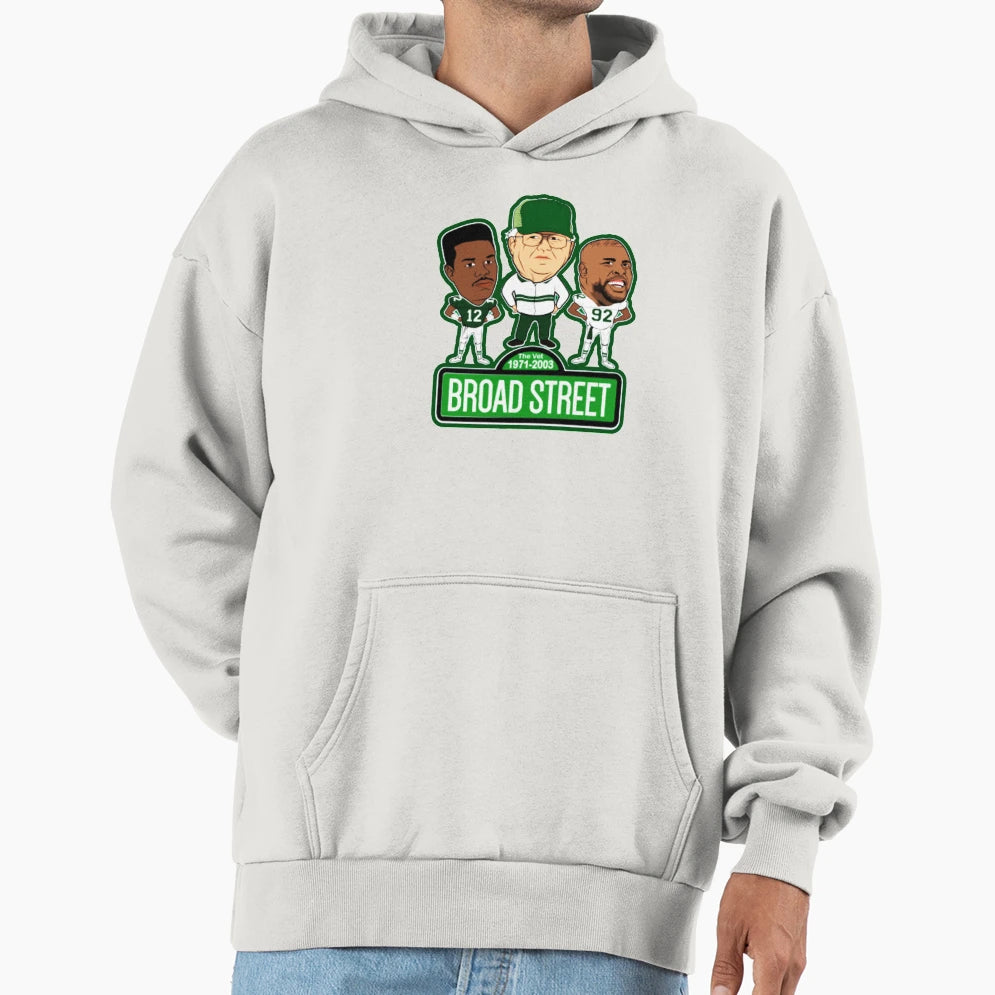 Broad Street Philadelphia Football T-Shirt - Streetwear Style for Adults - T-Shirt, Sweatshirt, Hoodie