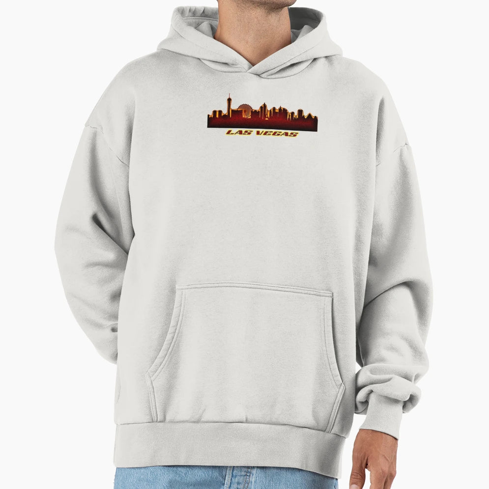Las Vegas Skyline Hoodie - Fun Novelty Design Unisex - T-Shirt, Sweatshirt, Hoodie
