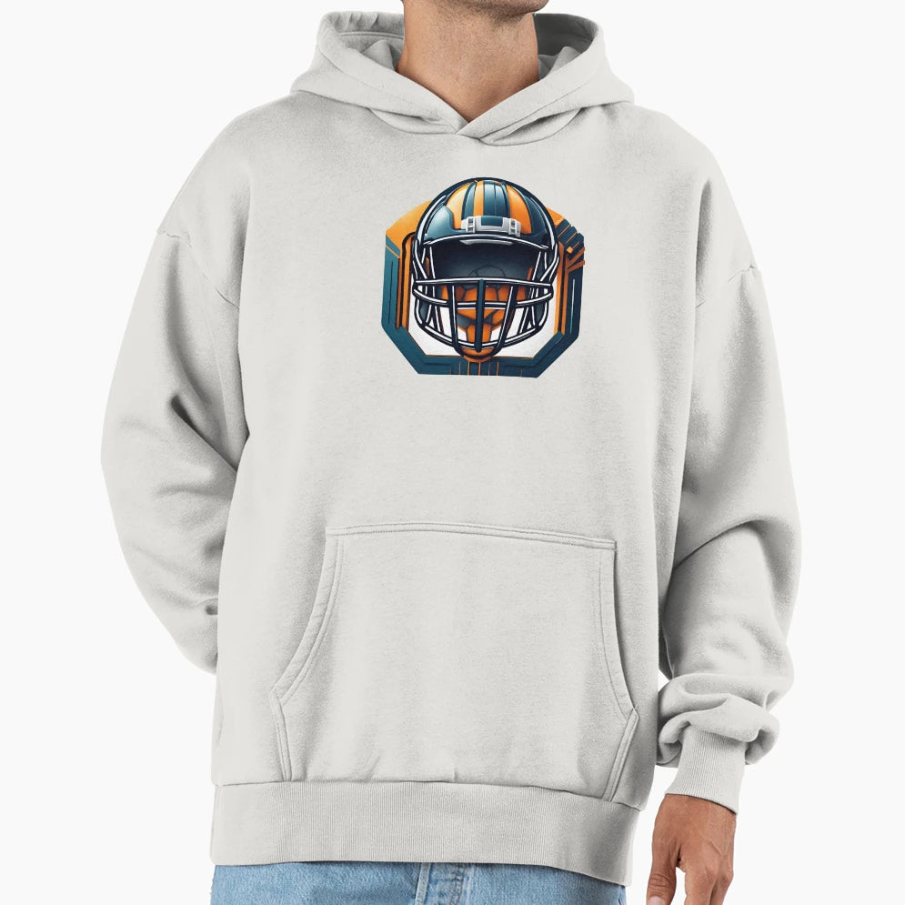 Football Helmet Hoodie - Custom Art Print Unisex - T-Shirt, Sweatshirt, Hoodie