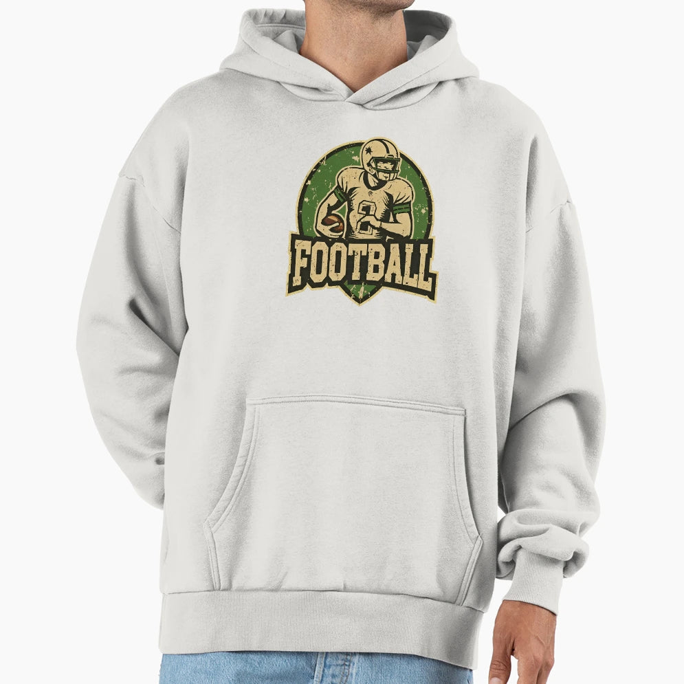 Football Sports Logo Hoodie - Custom Art Print Unisex - T-Shirt, Sweatshirt, Hoodie