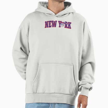 New York Blue Hoodie - Trendy Graphic Men Women - T-Shirt, Sweatshirt, Hoodie
