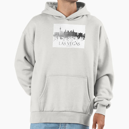 Las Vegas Nevada Skyline 17 Hoodie - Novelty Apparel for Adults - T-Shirt, Sweatshirt, Hoodie