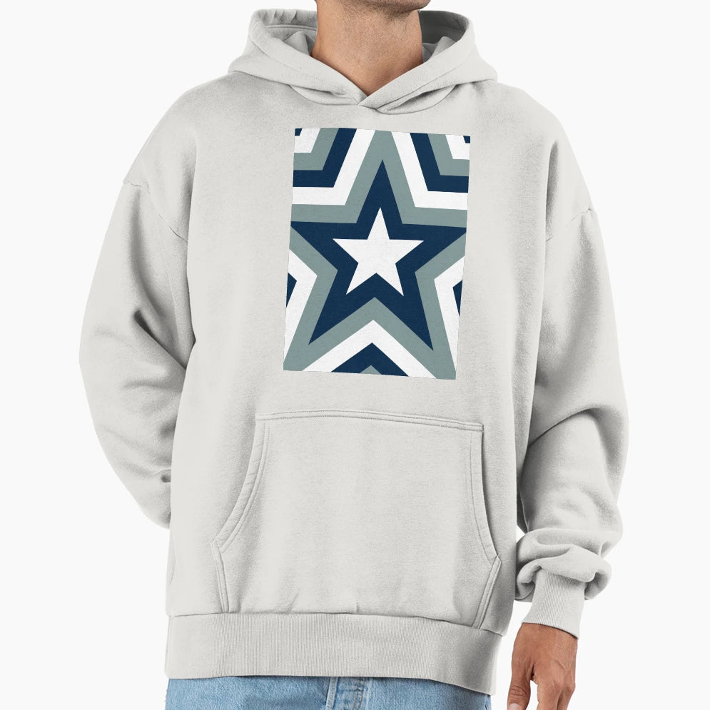 Cowboys Geometric Minimal Hoodie - Aesthetic Graphic Men Women - T-Shirt, Sweatshirt, Hoodie