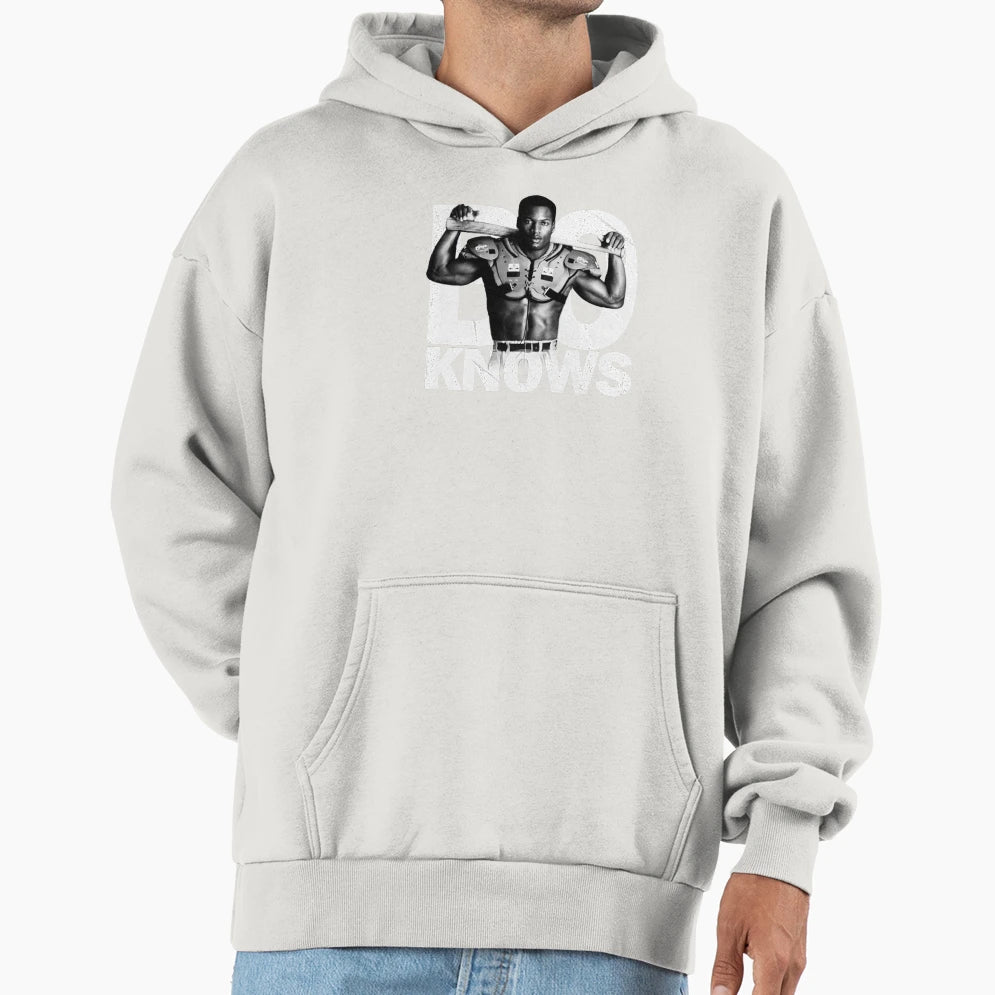 Bo Jackson Knows Hoodie - Minimalist Print Unisex - T-Shirt, Sweatshirt, Hoodie
