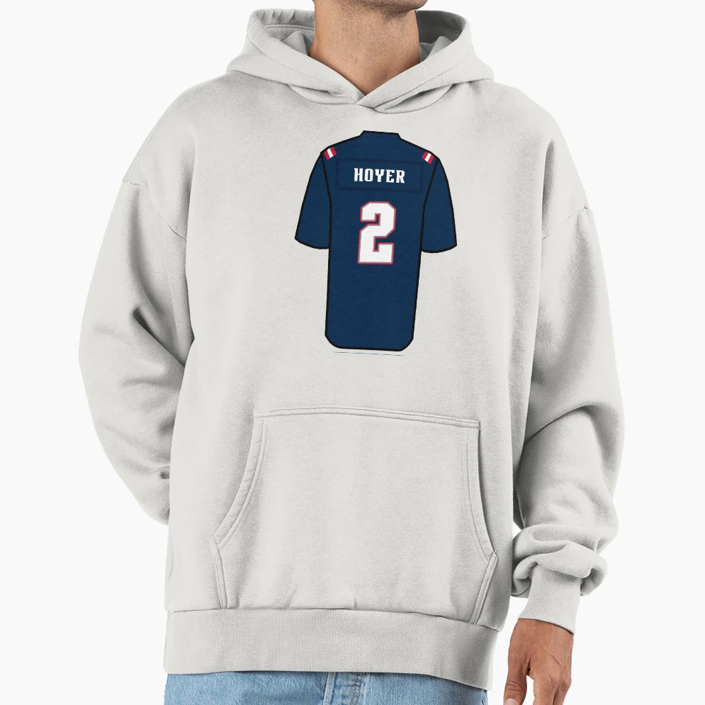 Hoyer Jersey Hoodie - Minimalist Print Unisex - T-Shirt, Sweatshirt, Hoodie