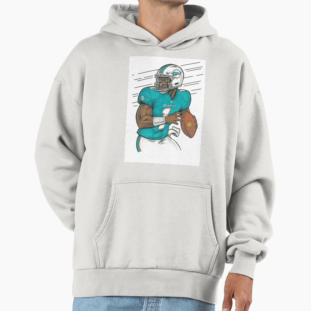 Tua White Hoodie - Trendy Graphic Unisex - T-Shirt, Sweatshirt, Hoodie