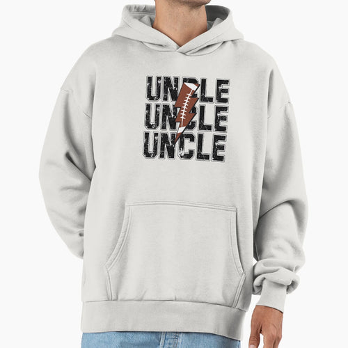 Uncle Football And Lightning Bolt Hoodie - Custom Art Print Unisex - T-Shirt, Sweatshirt, Hoodie