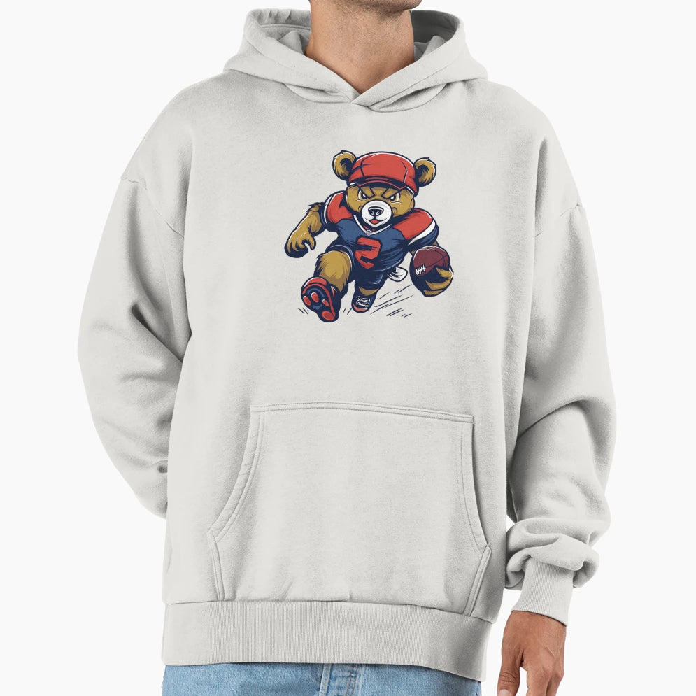 Bears Football Hoodie - Novelty Apparel for Adults - T-Shirt, Sweatshirt, Hoodie