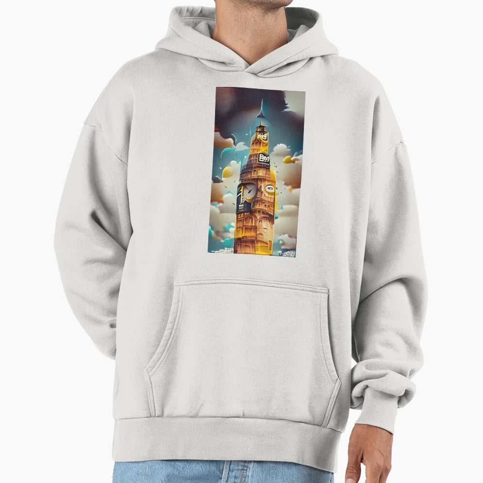 Big Ben Hoodie - Aesthetic Graphic Men Women - T-Shirt, Sweatshirt, Hoodie