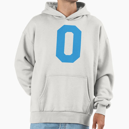 Alphabet Blue O Sports Letter O Hoodie - Unique Graphic Unisex - T-Shirt, Sweatshirt, Hoodie