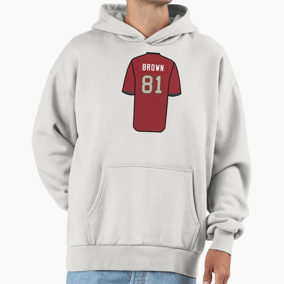 Antonio Brown Jersey Hoodie - Fun Novelty Design Men Women - T-Shirt, Sweatshirt, Hoodie