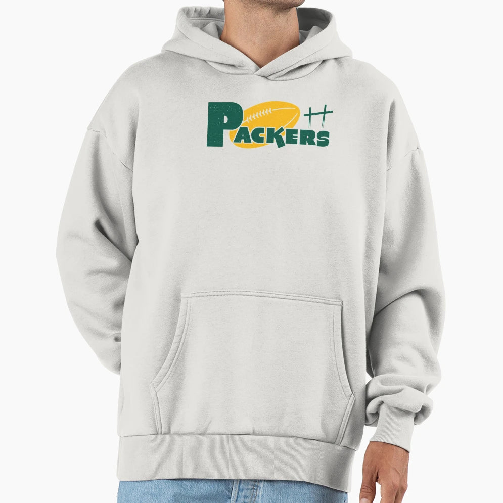 1950S Packers Logo Alternate Hoodie - Fun Novelty Design Unisex - T-Shirt, Sweatshirt, Hoodie