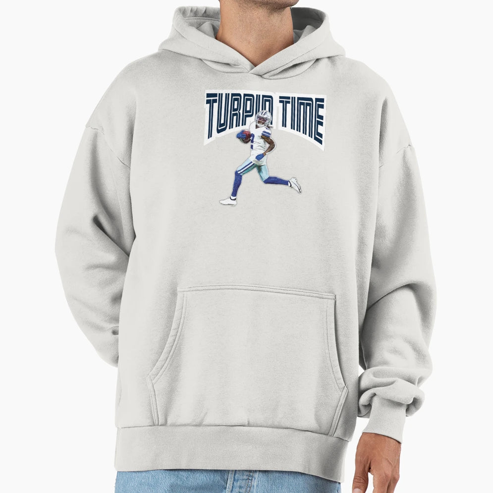 Turpin Time Hoodie - Minimalist Print Men Women - T-Shirt, Sweatshirt, Hoodie