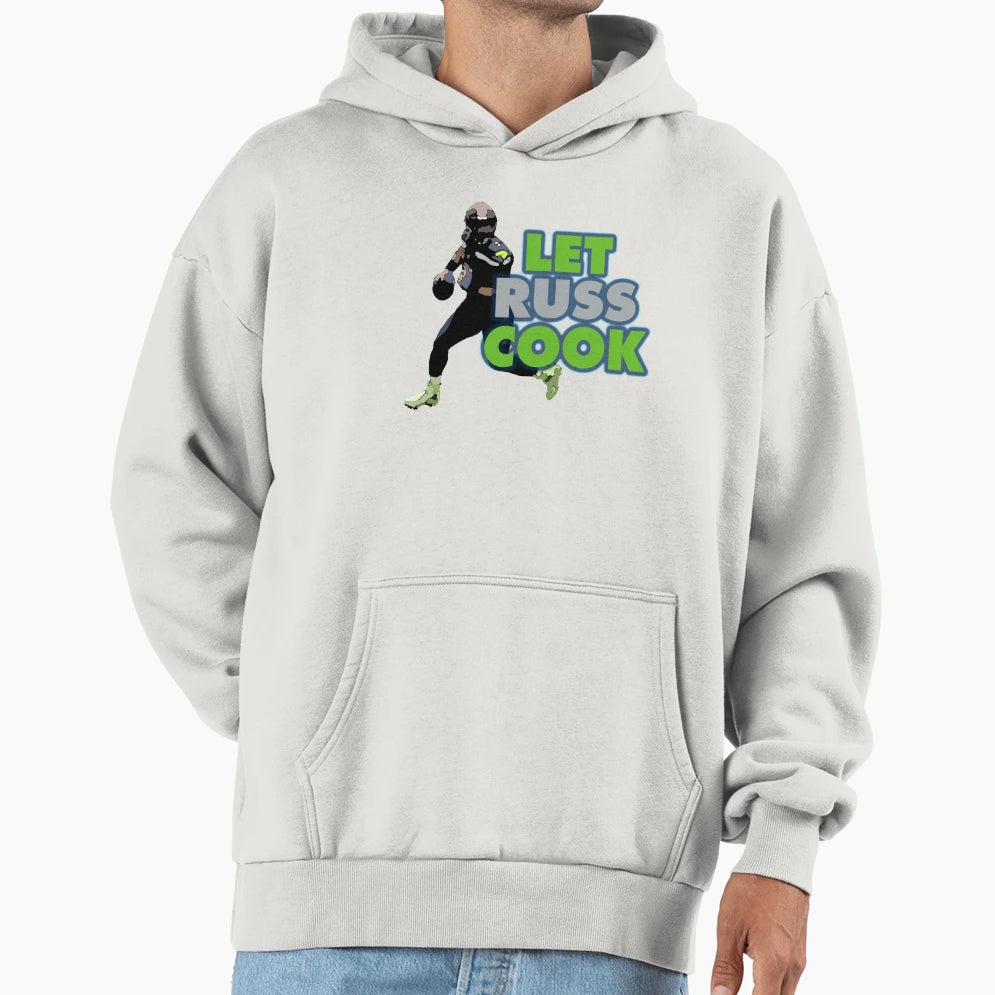 Let Russ Cook Hoodie - Custom Art Print for Adults - T-Shirt, Sweatshirt, Hoodie