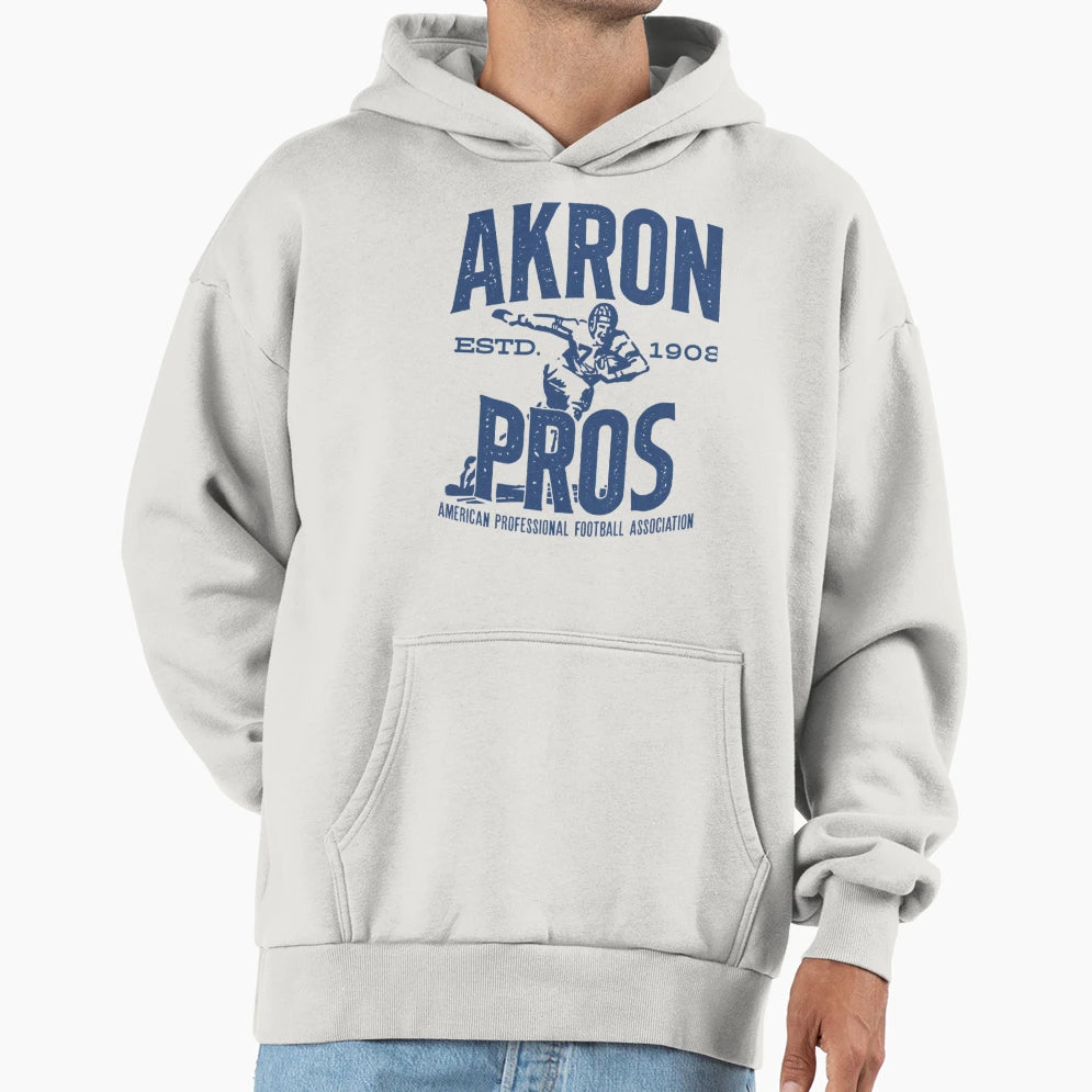 Akron Pros Football Hoodie - Novelty Apparel Unisex - T-Shirt, Sweatshirt, Hoodie