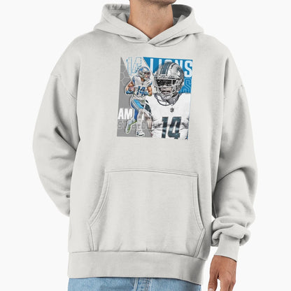 Amon Sport Ra St Brown Football Lions Hoodie - Streetwear Style Unisex - T-Shirt, Sweatshirt, Hoodie