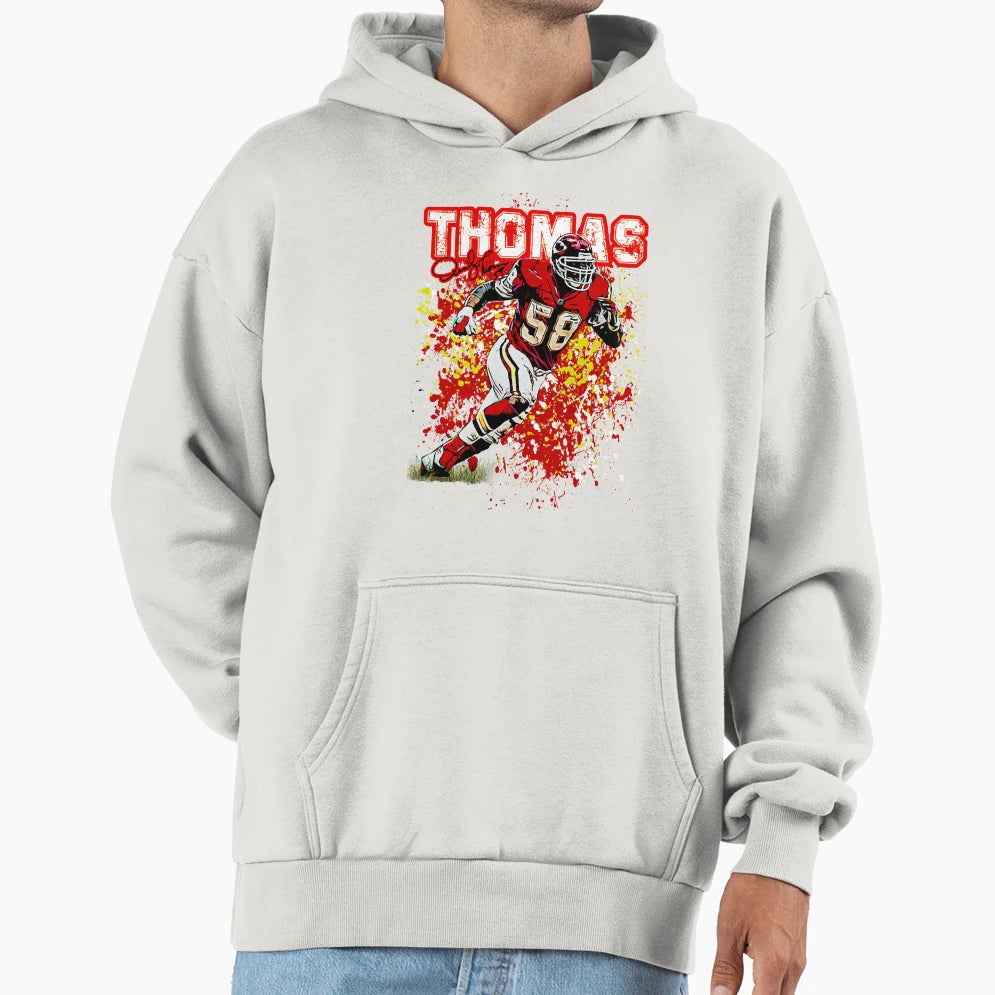 Derrick Thomas Hoodie - Unique Graphic for Adults - T-Shirt, Sweatshirt, Hoodie