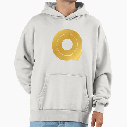 Q Letter Golden Initials Serie Hoodie - Streetwear Style Men Women - T-Shirt, Sweatshirt, Hoodie