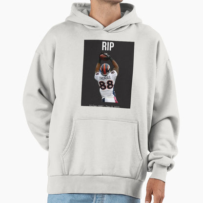 Rip Demaryius Thomas Hoodie - Unique Graphic Men Women - T-Shirt, Sweatshirt, Hoodie