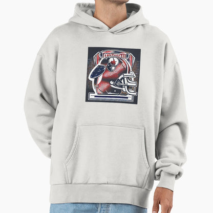 American Football Hoodie - Trendy Graphic for Adults - T-Shirt, Sweatshirt, Hoodie