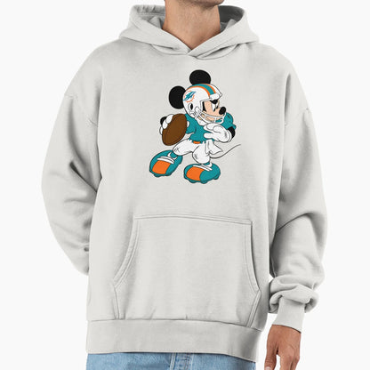 Miami Dolphins Hoodie - Minimalist Print for Adults - T-Shirt, Sweatshirt, Hoodie