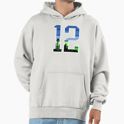 Seattle 12S Football Sports Fan Hoodie - Aesthetic Graphic Men Women - T-Shirt, Sweatshirt, Hoodie