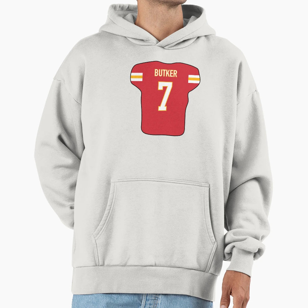 Harrison Butker Jersey Hoodie - Graphic Print for Adults - T-Shirt, Sweatshirt, Hoodie