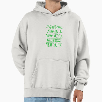 New York New York Hoodie - Fun Novelty Design for Adults - T-Shirt, Sweatshirt, Hoodie