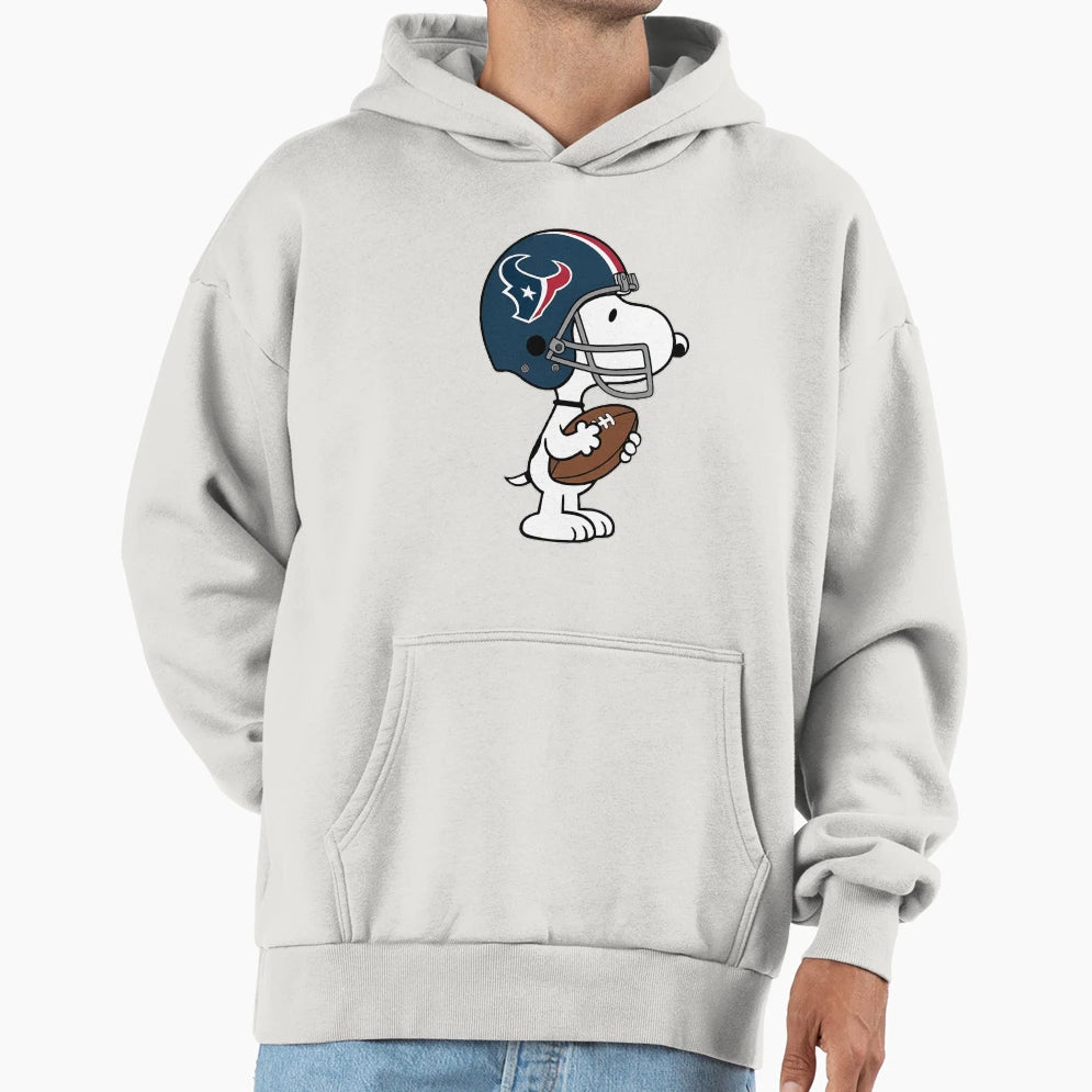 Snoopy Houston Texans Game Day Hoodie - Unique Graphic for Adults - T-Shirt, Sweatshirt, Hoodie