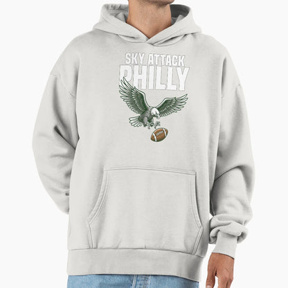 Philadelphia Sky Attack Philadelphia Hoodie - Fun Novelty Design Unisex - T-Shirt, Sweatshirt, Hoodie