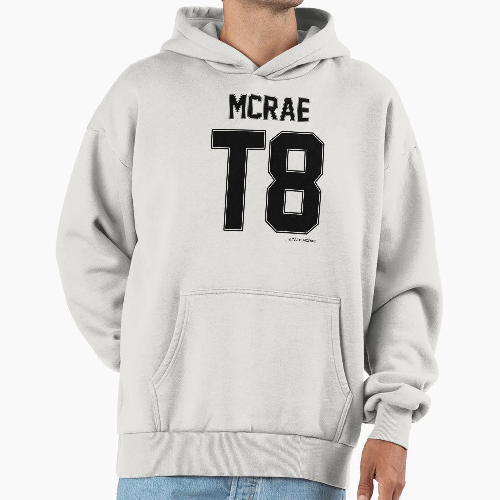 T8 Jersey Tate Mcrae Hoodie - Fun Novelty Design Men Women - T-Shirt, Sweatshirt, Hoodie