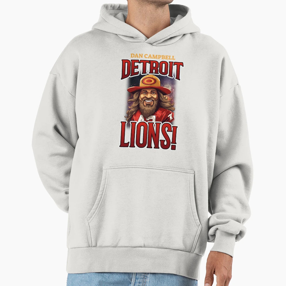 Dan Campbell Hoodie - Graphic Print Unisex - T-Shirt, Sweatshirt, Hoodie