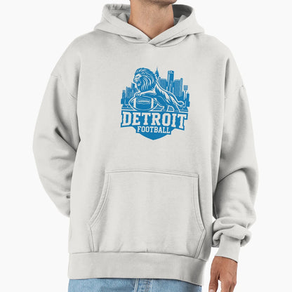 Detroit Football Detroit Lions Hoodie - Graphic Print for Adults - T-Shirt, Sweatshirt, Hoodie