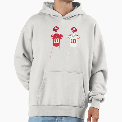 Current Uniform Is White And Red Hoodie - Casual Everyday Wear Unisex - T-Shirt, Sweatshirt, Hoodie