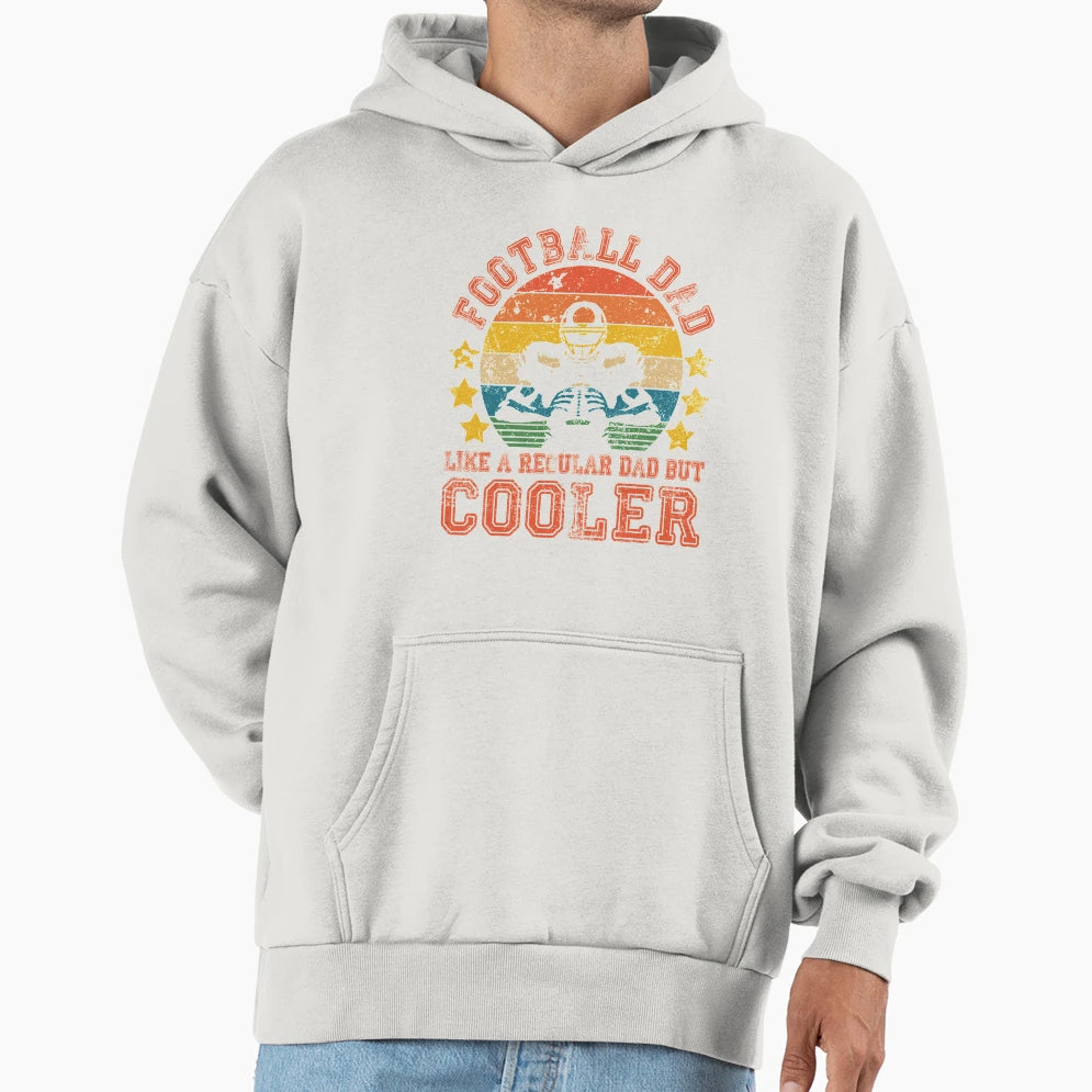 Football Dad Funny Football Player Hoodie - Custom Art Print Unisex - T-Shirt, Sweatshirt, Hoodie
