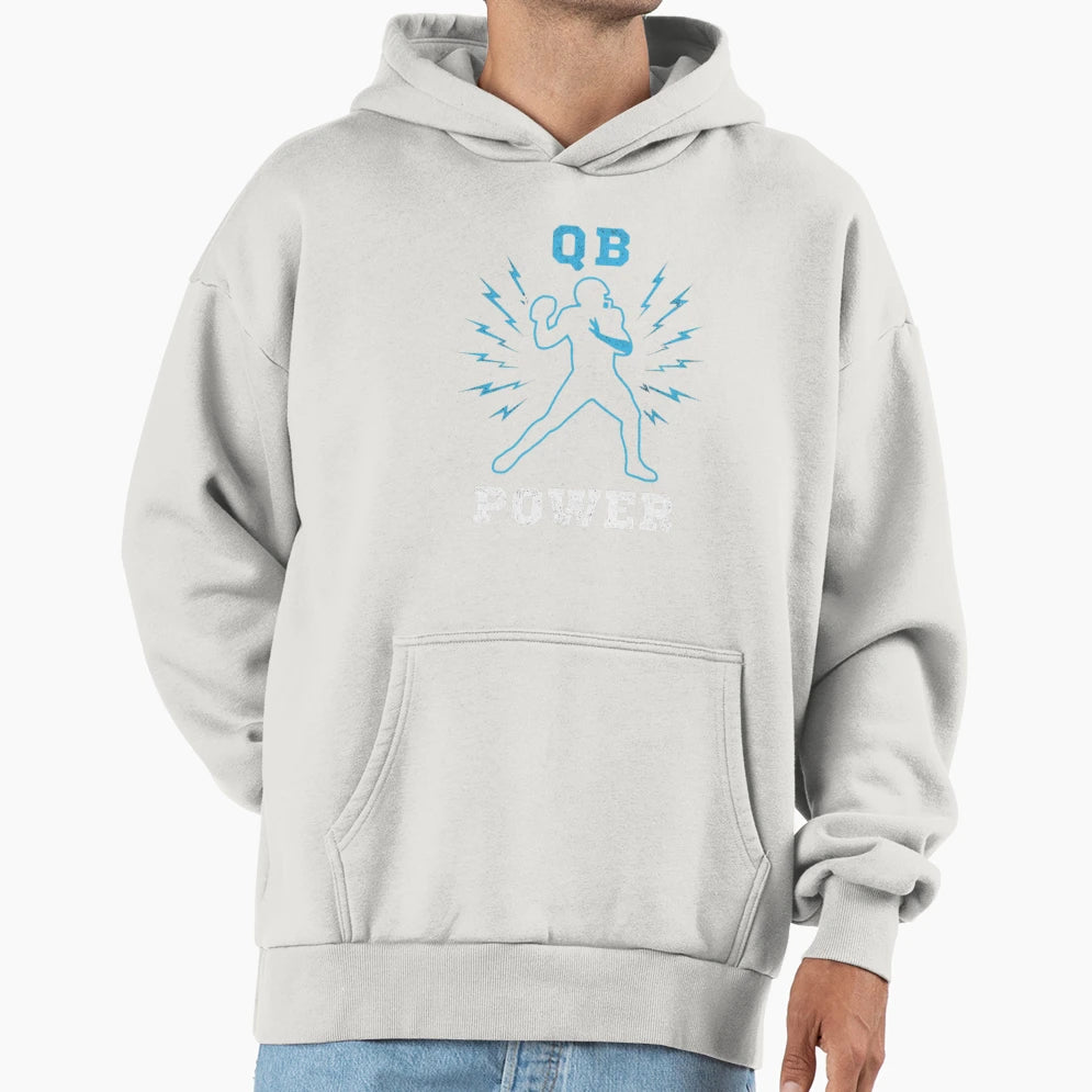 Quarterback Power Elite Qb Fan T-Shirt - Casual Everyday Wear Men Women - T-Shirt, Sweatshirt, Hoodie
