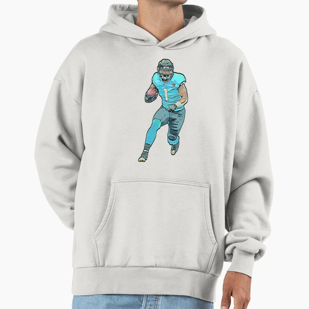 Travis Etienne Travis Etienne Jaguars T-Shirt - Minimalist Print for Adults - T-Shirt, Sweatshirt, Hoodie