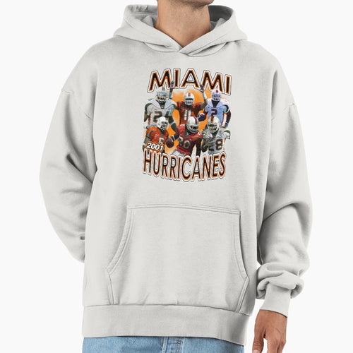 2001 Miami Championship Team Orange Smoke Hoodie - Unique Graphic Men Women - T-Shirt, Sweatshirt, Hoodie