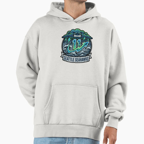 Seahawks 11 Fierce Electric Lightning Hoodie - Aesthetic Graphic Men Women - T-Shirt, Sweatshirt, Hoodie