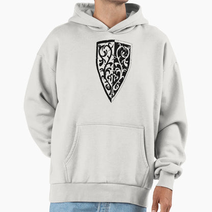 Grass Crest Shield Hoodie - Casual Everyday Wear Unisex - T-Shirt, Sweatshirt, Hoodie