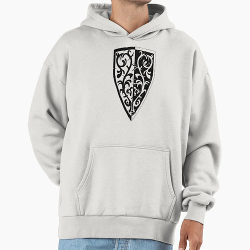 Grass Crest Shield Hoodie - Casual Everyday Wear Unisex - T-Shirt, Sweatshirt, Hoodie