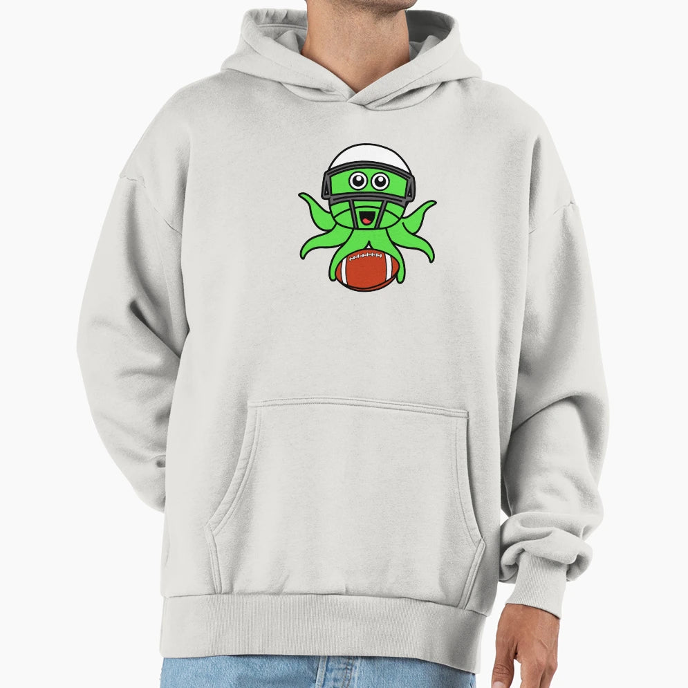 Octopia Art American Football Drawing Hoodie - Casual Everyday Wear Unisex - T-Shirt, Sweatshirt, Hoodie