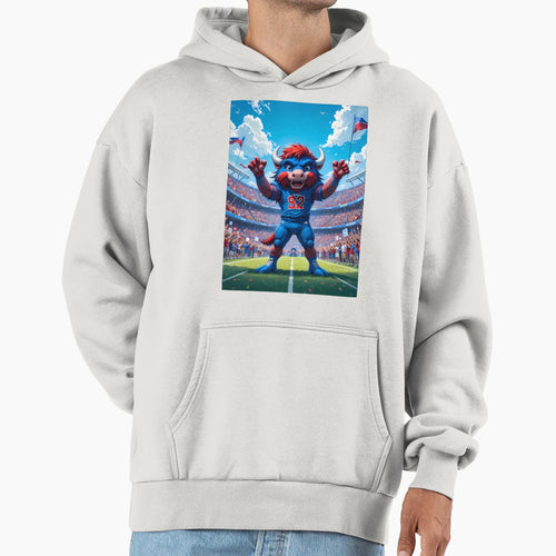 Happy Buffalo Bills Displaying Pride Hoodie - Novelty Apparel for Adults - T-Shirt, Sweatshirt, Hoodie