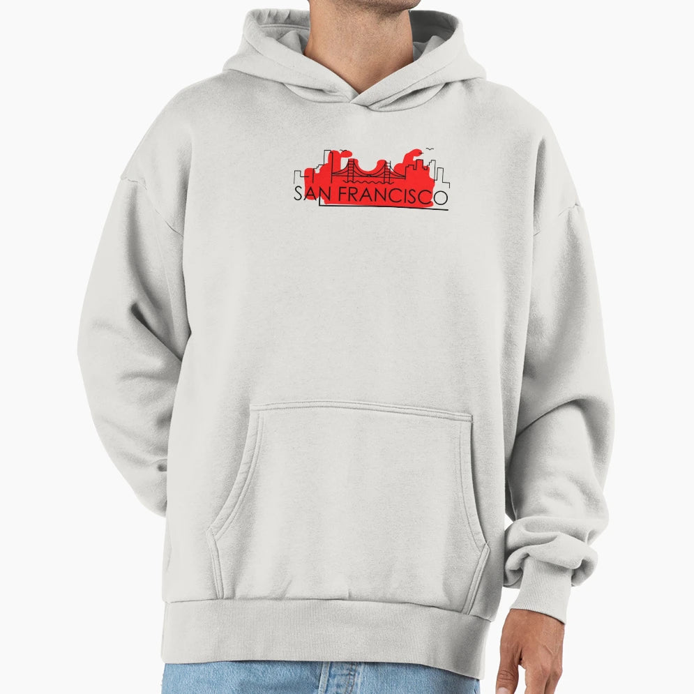 San Francisco Hoodie - Trendy Graphic Men Women - T-Shirt, Sweatshirt, Hoodie