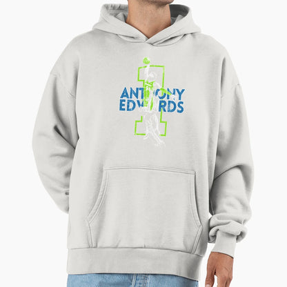 Anthony Edwards Hoodie - Minimalist Print Men Women - T-Shirt, Sweatshirt, Hoodie